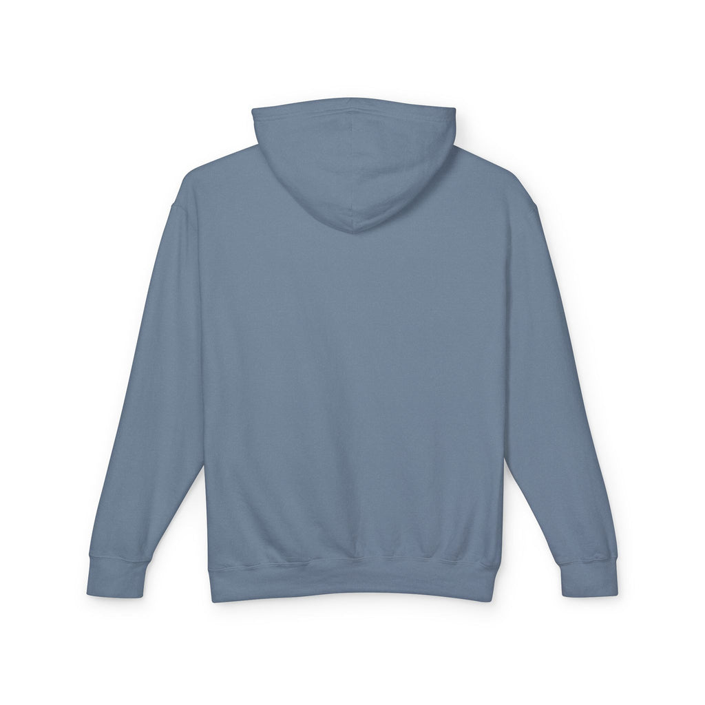 ECoastal Lightweight Hoodie - Small Palm Tree and Sun Graphic - ECoastal