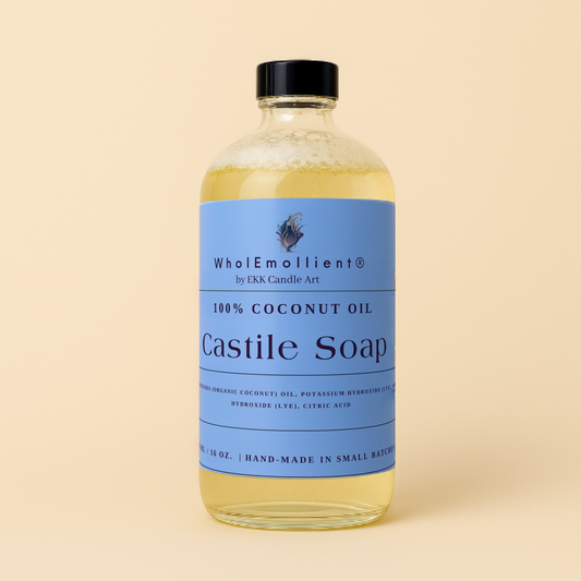 Pure Coconut Oil Castile Soap – All-Natural, Non-Toxic Cleaning Solution